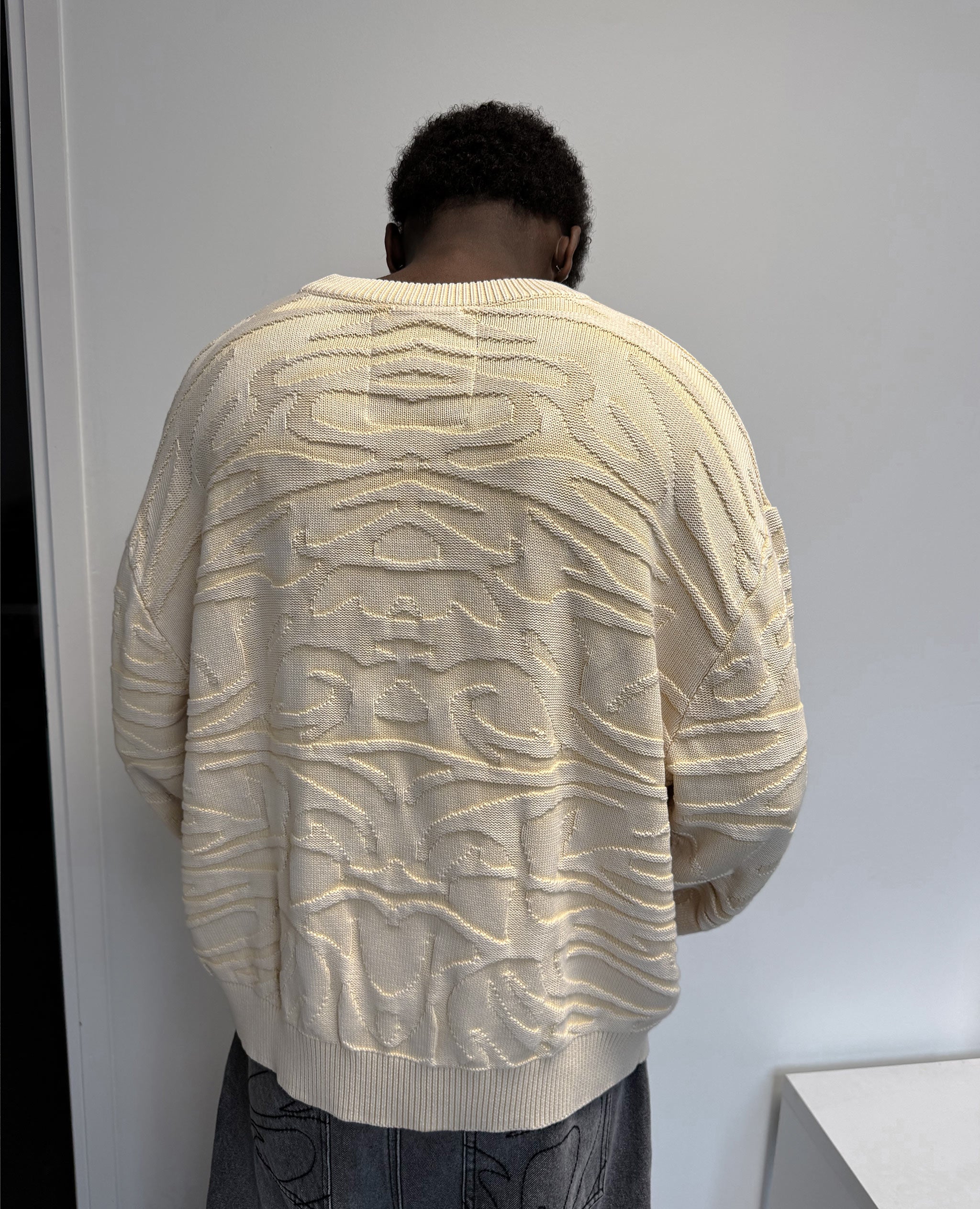 ADN CREAM KNIT